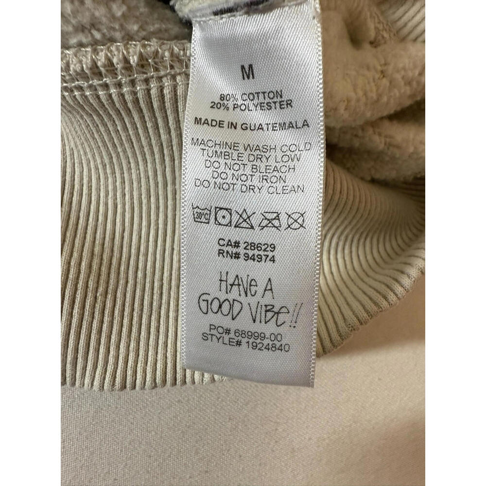 stussy Rat Hoodie Cream Medium - Picture 8 of 9